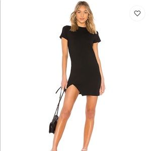 Destiny Slit Dress in Black